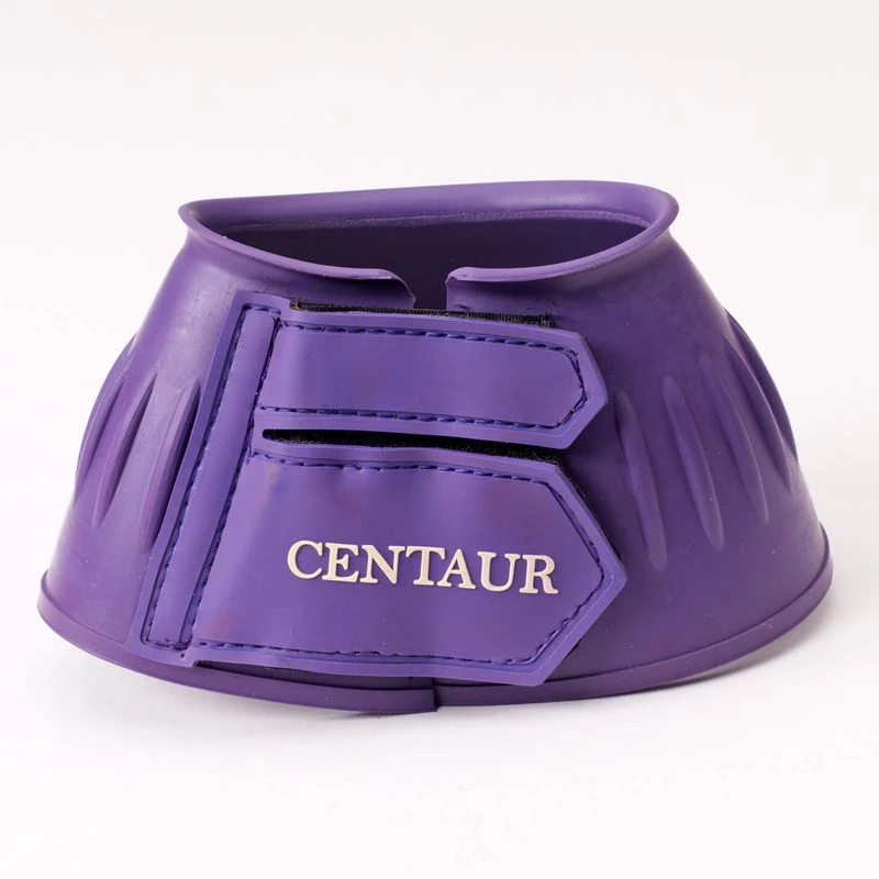 Centaur EcoPure Thick Rib Hook And Loop Bell Boots - Amethyst 4 Centaur EcoPure Thick Rib Hook And Loop Bell Boots - Amethyst - Image 2