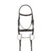 Ovation Breed Plain Raised Padded Draft Cross Bridle - Brown -Equestrian Supplies 437958 800 800