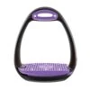 Compositi EOLE PRO Stirrups W/Spikes - Black/Purple -Equestrian Supplies 438620 800 800