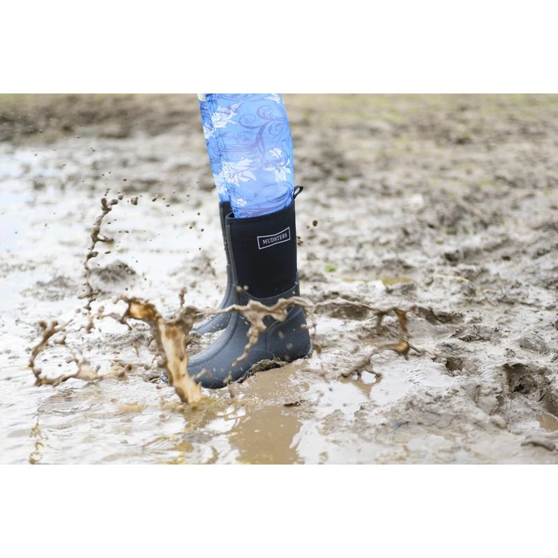 Ovation Mudster Mid Calf Barn Boot - Black/Black/Black 4 Ovation Mudster Mid Calf Barn Boot - Black/Black/Black - Image 2