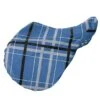 Pessoa Alpine 1200D Saddle Cover - Blueberry/Clay Plaid -Equestrian Supplies 439739 800 800