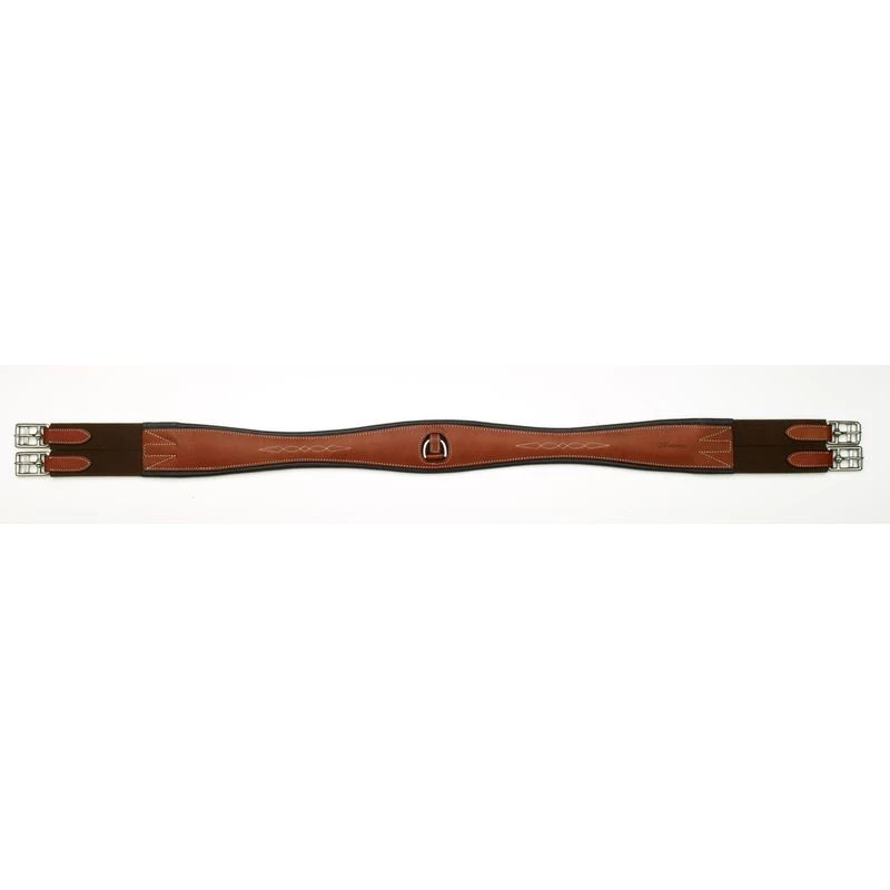 Aramas Fancy Overlay Girth - Chestnut 3 Aramas Fancy Overlay Girth - Chestnut