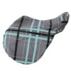 Pessoa Alpine 1200D Saddle Cover - Clay/Teal Plaid -Equestrian Supplies 440075 800 800