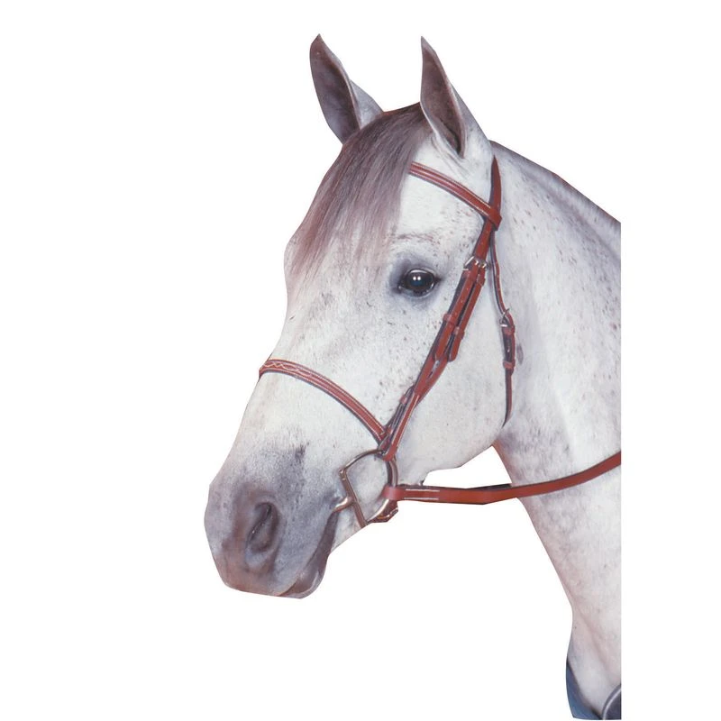 Kincade Raised Fancy Stitched Bridle - Brown 4 Kincade Raised Fancy Stitched Bridle - Brown - Image 2