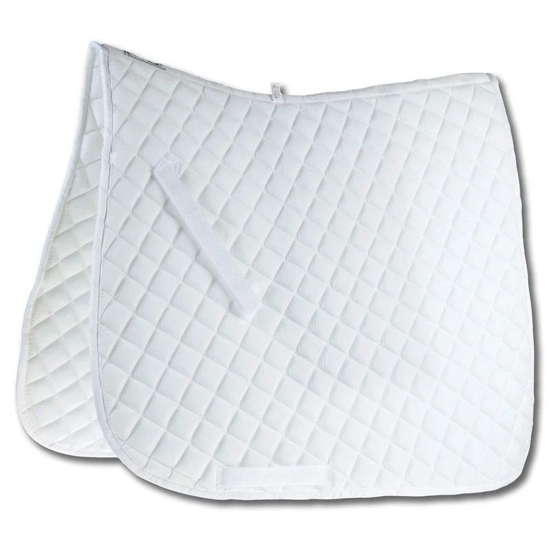 Roma Economy Dressage Saddle Pad - White 3 Roma Economy Dressage Saddle Pad - White