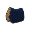 Roma Ecole Noble All Purpose Saddle Pad - Navy/Gold -Equestrian Supplies 443157 800 800