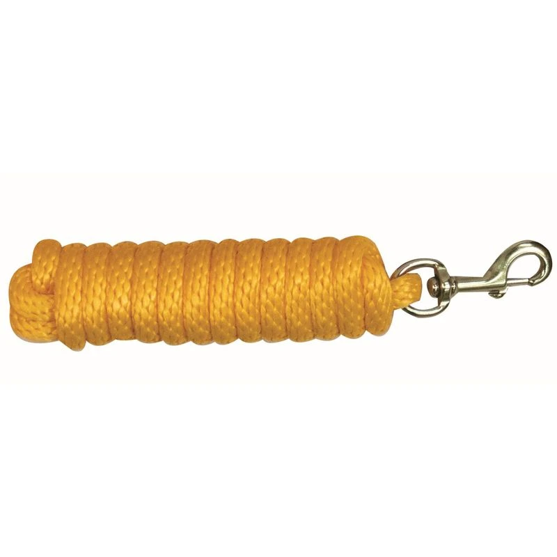 Western Rawhide 10' Poly Lead W/Solid BrassBolt Snap - Marigold 3 Western Rawhide 10' Poly Lead W/Solid BrassBolt Snap - Marigold