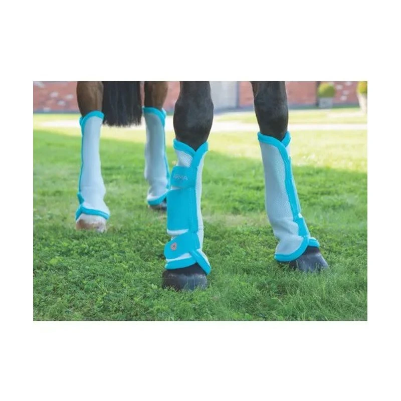 Shires Airflow Turnout Socks - Teal 3 Shires Airflow Turnout Socks - Teal