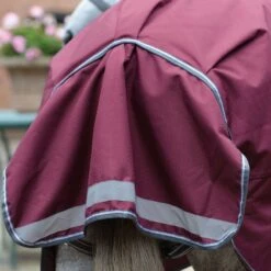 Weatherbeeta Comfitec Plus Dynamic II Detach-A-Neck Lite - Maroon/Grey/White -Equestrian Supplies 447632 800 800