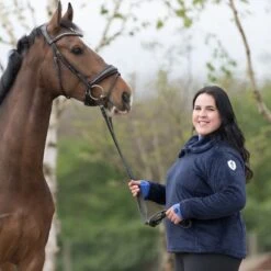 Irideon Women's Luxen Half Snap Top - Denim 9 Irideon Women's Luxen Half Snap Top - Denim -Equestrian Supplies 448657 800 800