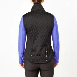Irideon Women's AirLoft Vest - Black 8 Irideon Women's AirLoft Vest - Black -Equestrian Supplies 449013 800 800