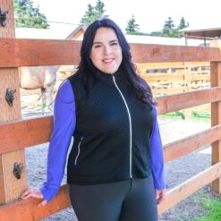 Irideon Women's AirLoft Vest - Black 10 Irideon Women's AirLoft Vest - Black -Equestrian Supplies 449015 800 800