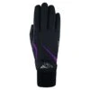 Roeckl Wismar Winter Gloves - Black/Purple -Equestrian Supplies 449609 800 800