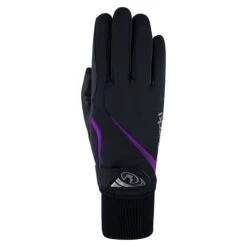 Roeckl Wismar Winter Gloves - Black/Purple