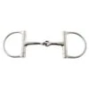 Korsteel Stainless Steel Jointed Dee Ring Snaffle Bit