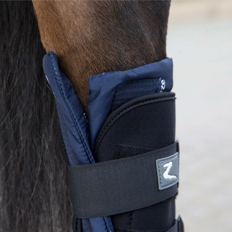 Horze Front Stable Boots Pro - Black 4 Horze Front Stable Boots Pro - Black - Image 2