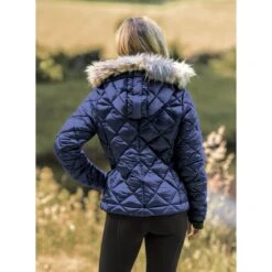 Ovation Women's Briana Jacket W/Hood - Navy 5 Ovation Women's Briana Jacket W/Hood - Navy -Equestrian Supplies 458574 800 800