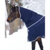 Rambo Original Hood 150g - Navy/Silver -Equestrian Supplies 471506 800 800