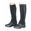 Shires Moretta Suede Half Chaps - Black 1 Shires Moretta Suede Half Chaps - Black -Equestrian Supplies 472683 800 800