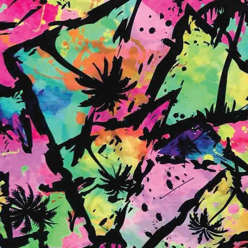 Jammies Three Piece Tail Wrap - Neon Beach 3 Jammies Three Piece Tail Wrap - Neon Beach