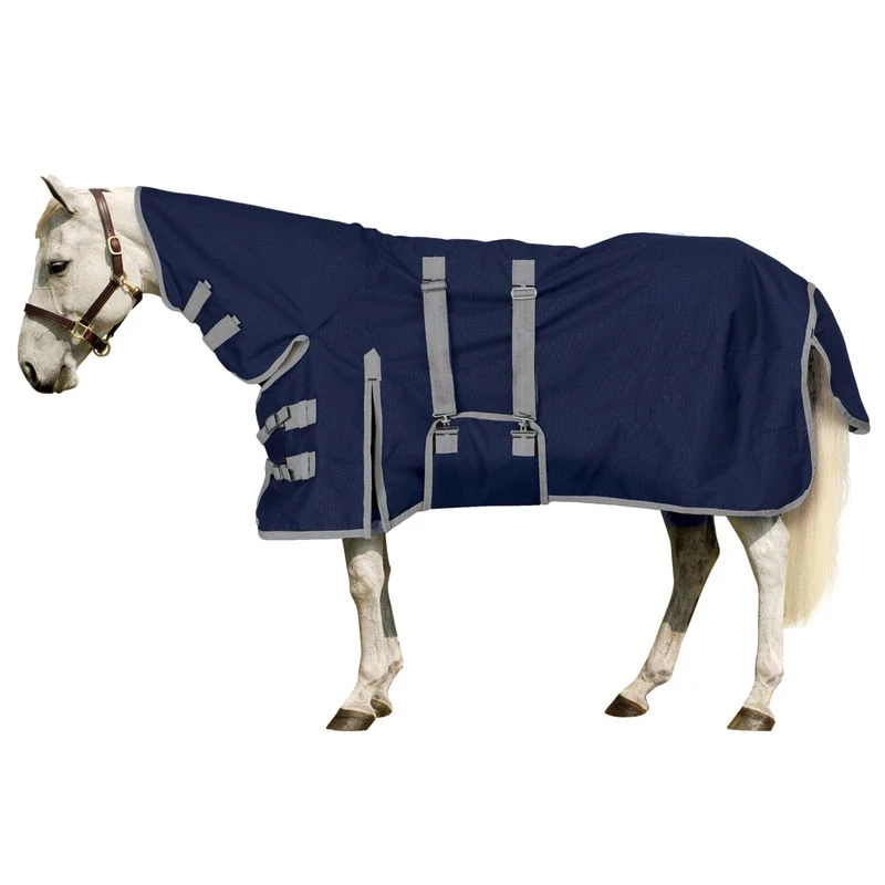 Centaur Pony 1200D Combo Turnout 200g - Navy/Grey 3 Centaur Pony 1200D Combo Turnout 200g - Navy/Grey