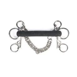 Shires Tom Thumb Rubber Mouth Pelham Bit
