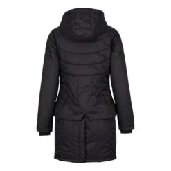 Horze Women's Aurora Padded Parka W/Removable Hem - Black 7 Horze Women's Aurora Padded Parka W/Removable Hem - Black -Equestrian Supplies 475277 800 800