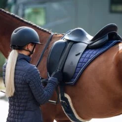 Horze Women's Luna Quilted Stretch Jacket - Dark Navy -Equestrian Supplies 475331 800 800