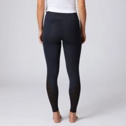 Horze Women's Gwen Full Seat Leggings W/Mesh - Dark Blue 10 Horze Women's Gwen Full Seat Leggings W/Mesh - Dark Blue -Equestrian Supplies 476392 800 800