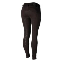 Horze Women's Rhea Full Seat Thermo Breeches W/Back Pockets - After Dark Brown 14 Horze Women's Rhea Full Seat Thermo Breeches W/Back Pockets - After Dark Brown -Equestrian Supplies 477157 800 800