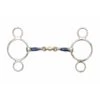 Shires Two Ring Gag W/Lozenge - Blue Sweet Iron -Equestrian Supplies 477619 800 800