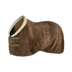 Horze Lincoln Fleece Blanket W/Padded Collar - Dark Brown -Equestrian Supplies 477773 800 800
