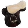 Horze Harleigh Sheepskin Seat Warmer - Off-White 2 Horze Harleigh Sheepskin Seat Warmer - Off-White -Equestrian Supplies 480112 800 800