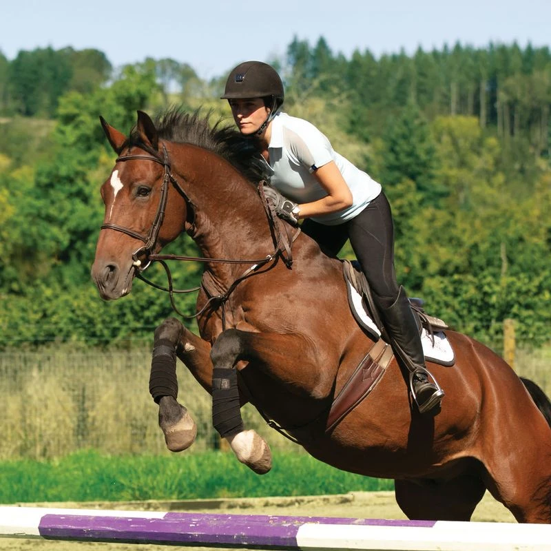 Irideon Women's Air-Tech Polo Shirt - Energy Blue 3 Irideon Women's Air-Tech Polo Shirt - Energy Blue