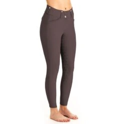 Tredstep Women's Evolute Full Seat Breeches - Opal Grey -Equestrian Supplies 484557 800 800