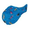 Centaur Pony Print Saddle Cover - Blue Pony Print -Equestrian Supplies 484927 800 800