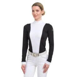 Cavalliera Women's Queen Long Sleeve Show Shirt - Black -Equestrian Supplies 496466 800 800