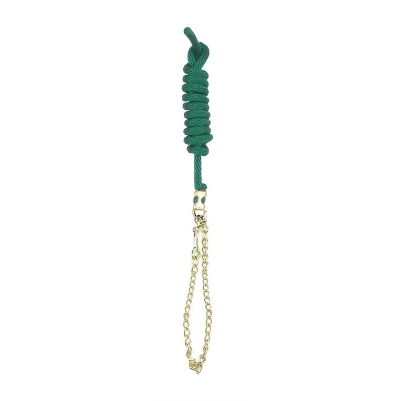 Perri's 5/8" Nylon Lead W/Chain - Hunter Green 3 Perri's 5/8" Nylon Lead W/Chain - Hunter Green
