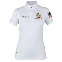 Shires Aubrion Women's Team Short Sleeve Base Layer - White
