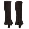 Perri's Kids' Suede Zipper Half Chaps - Black 2 Perri's Kids' Suede Zipper Half Chaps - Black -Equestrian Supplies 502908 800 800