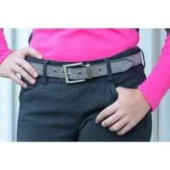 Perri's 2-in-1 Leather Suede Reversible Belt - Havana/Gray 7 Perri's 2-in-1 Leather Suede Reversible Belt - Havana/Gray -Equestrian Supplies 502934 800 800