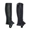 Perri's Professional Calfskin Zipper Half Chaps - Black 2 Perri's Professional Calfskin Zipper Half Chaps - Black -Equestrian Supplies 502955 800 800