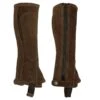 Perri's Suede Zipper Half Chaps - Brown 1 Perri's Suede Zipper Half Chaps - Brown -Equestrian Supplies 502978 800 800