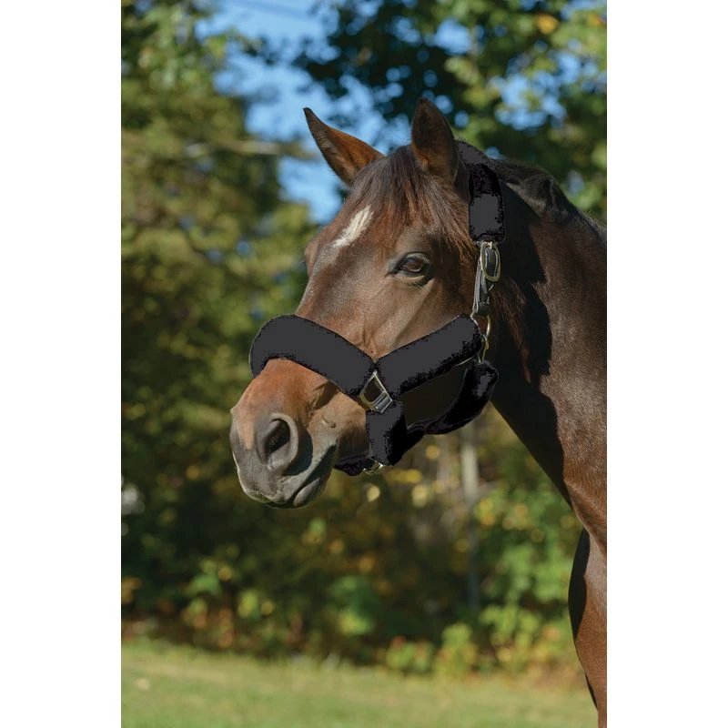 Shires ARMA Supafleece Halter Set - Black 3 Shires ARMA Supafleece Halter Set - Black