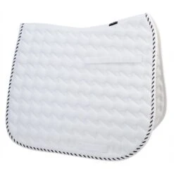 Toklat Tango Wave Dressage Saddle Pad - White/Black/White