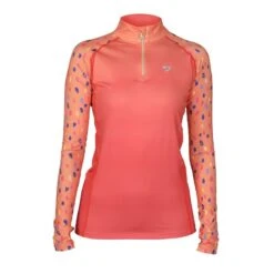 Shires Aubrion Women's Hyde Park Cross Country Shirt - Orange Spot