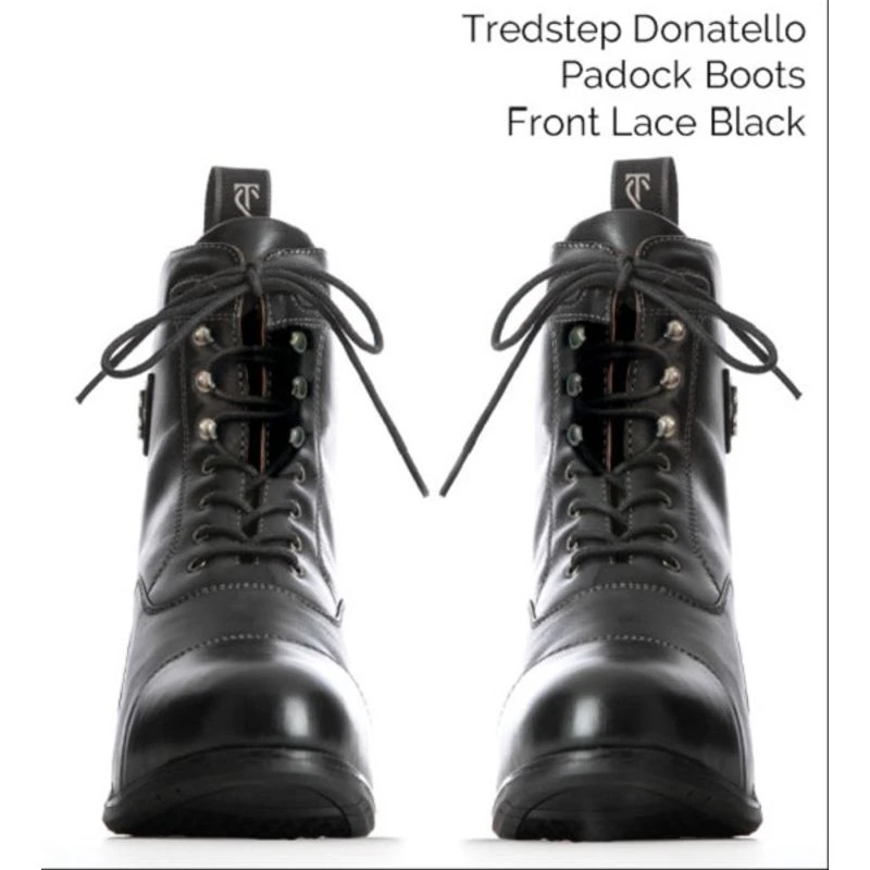 Tredstep Donatello Lace Paddock Boot - Black 4 Tredstep Donatello Lace Paddock Boot - Black - Image 2