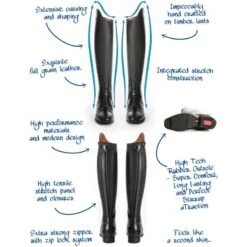 Tredstep Vasari Field Boot - Black 13 Tredstep Vasari Field Boot - Black -Equestrian Supplies 522607 800 800