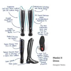 Tredstep Medici II Dress Boot - Black -Equestrian Supplies 523646 800 800