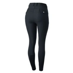 Horze Women's Andrea Slimming Knee Patch Breeches - Dark Navy